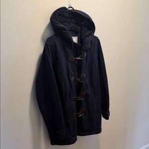 Market & Spruce Women's Navy Toggle Utility Jacket